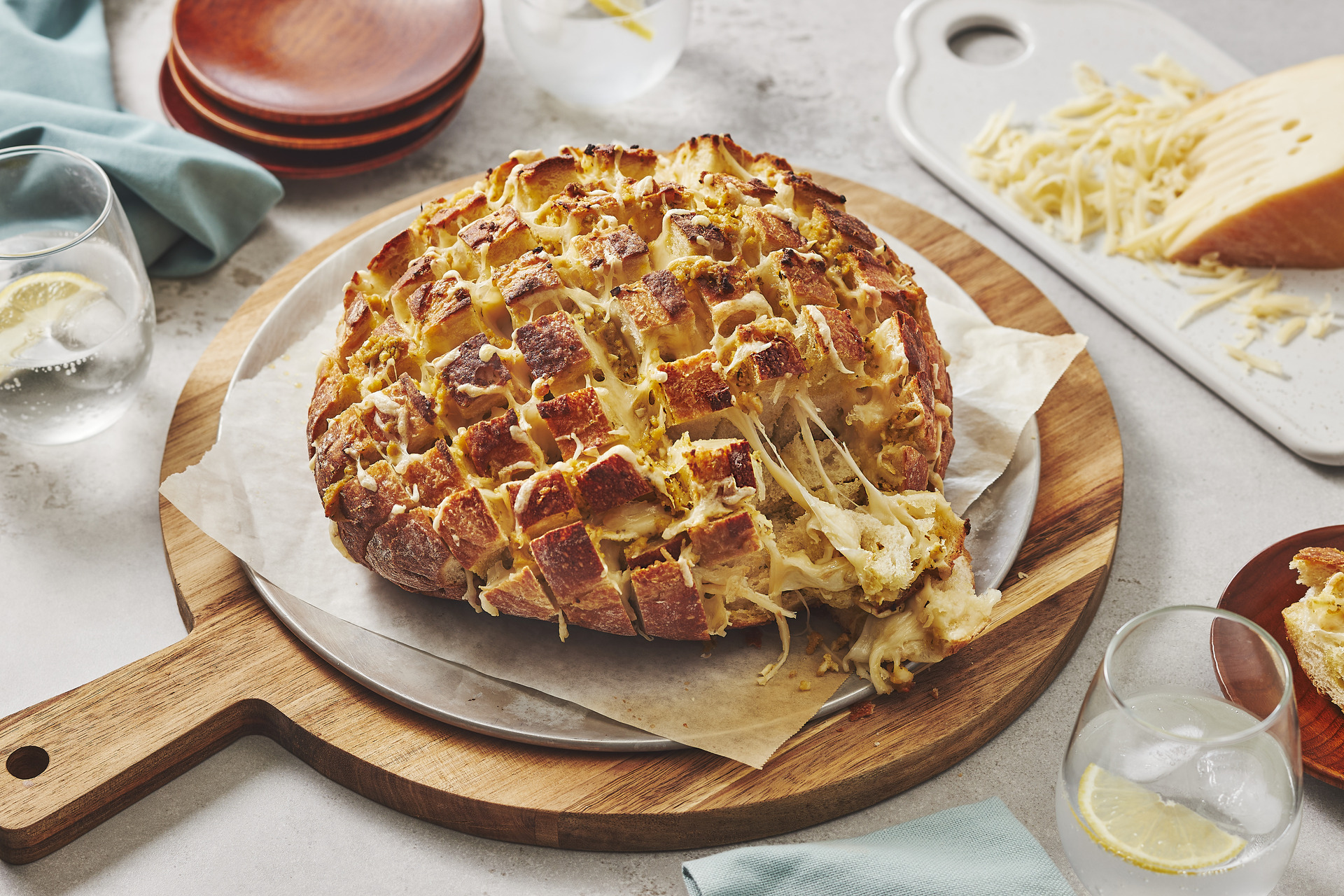 OKA cheese stuffed bread loaf | OKA