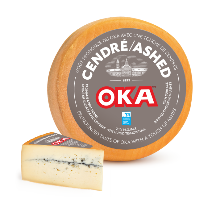 OKA Ashed Cheese Cut in store 3 kg