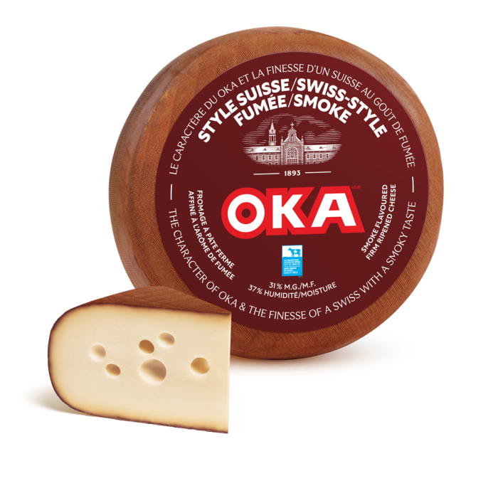 OKA Swiss-style Smoke Cheese Wedges Cut In Store