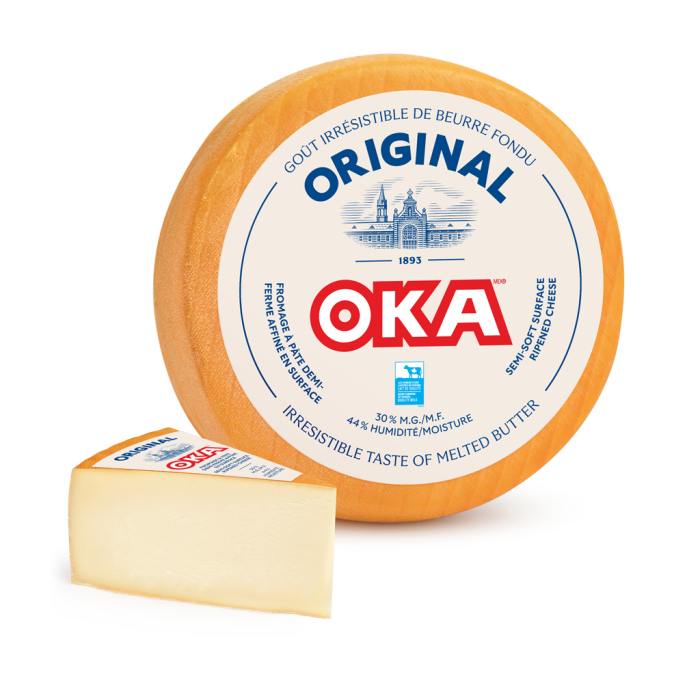 Fromage OKA pointes coupées en magasin