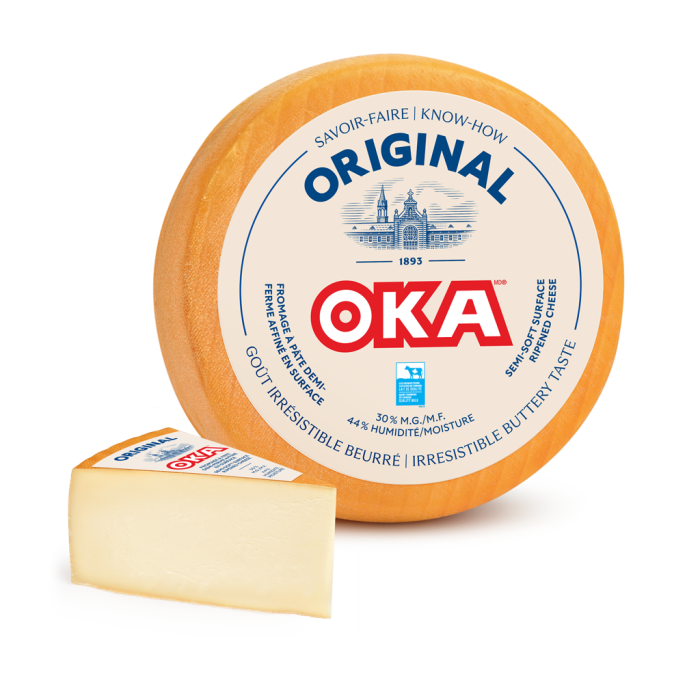 Fromage OKA pointes coupées en magasin