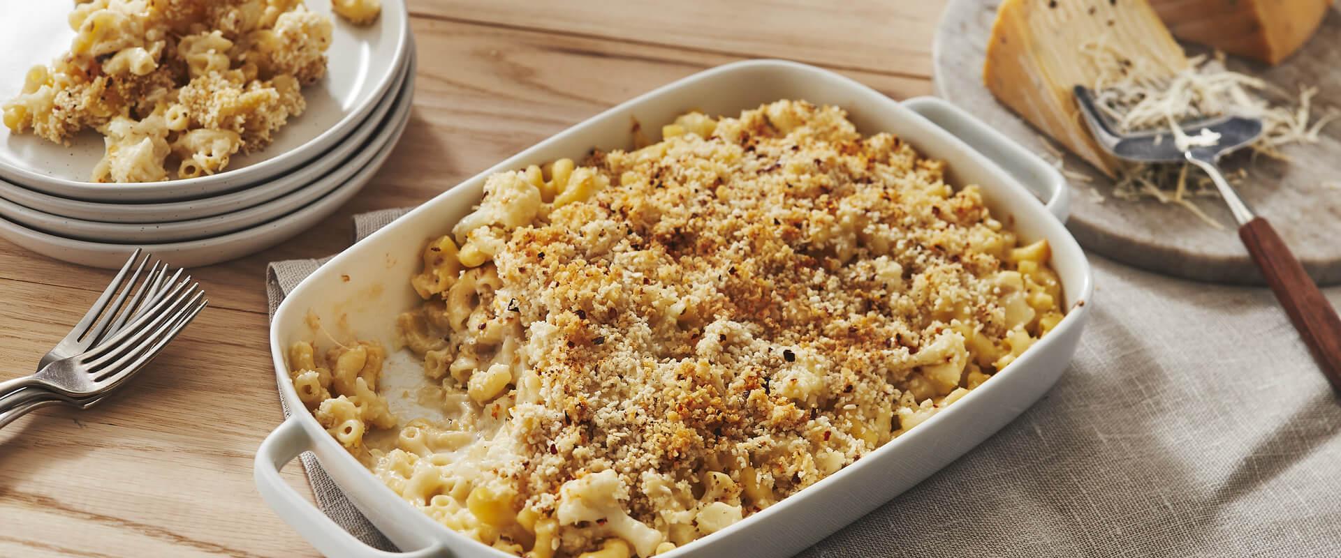 Macaroni with OKA Mushrooms and truffle