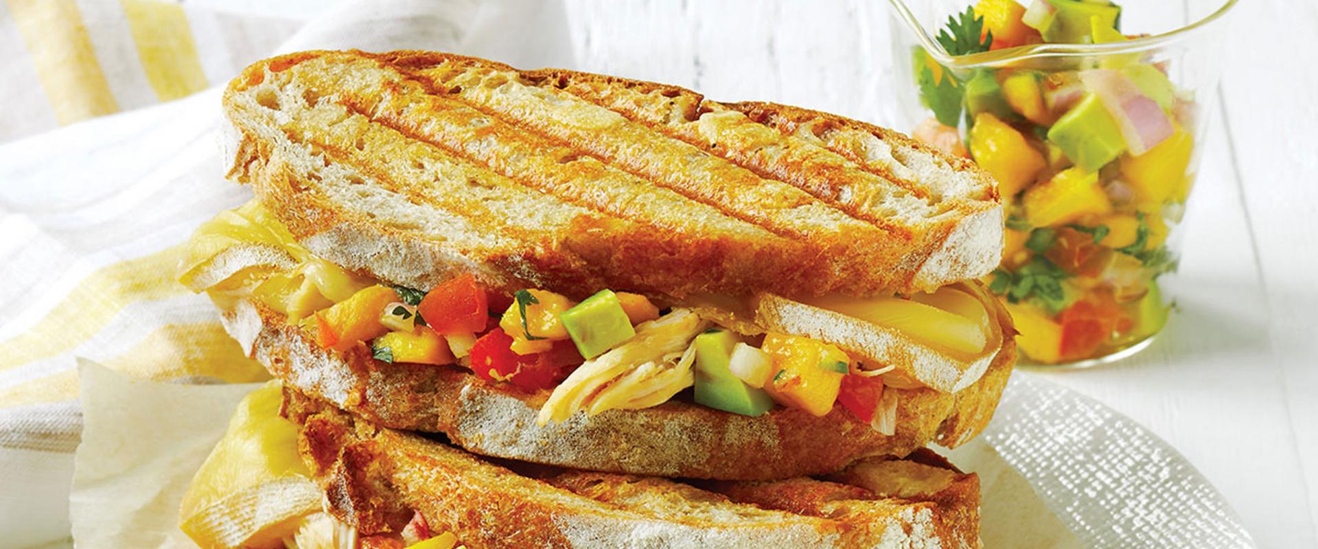 Oka Light grilled cheese